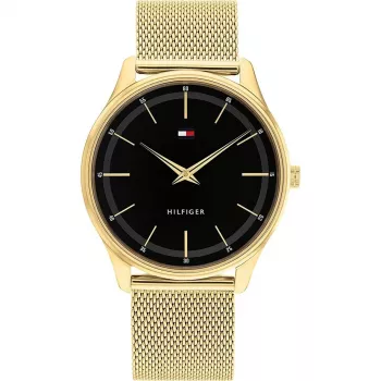 Tommy Hilfiger vīriešu pulkstenis 1710469 ar analogo kvarca kustību, 40mm zils ciparnīca, brūna ādas siksniņa