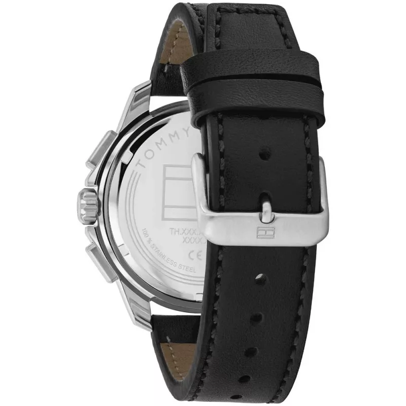 Tommy Hilfiger 1710619 vīriešu analogs kvarca pulkstenis 46mm zils ciparnīca nerūsējošais tērauds