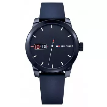 Tommy Hilfiger 1791381 vīriešu analogs kvarca pulkstenis 42mm zils ciparnīca brūna āda
