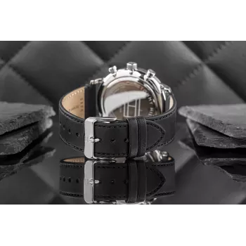 Tommy Hilfiger Damon vīriešu kvarca pulkstenis ar nerūsējošā tērauda aproci, 40mm, zils ciparnīca 1710565