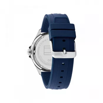Tommy Hilfiger vīriešu pulkstenis Decker Quartz 1792009 43mm zils ciparnīca nerūsējošais tērauds