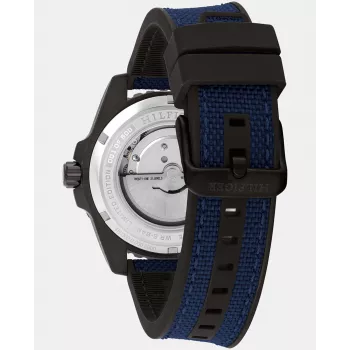 Tommy Hilfiger vīriešu pulkstenis Decker Quartz 1792160 42mm nerūsējošais tērauds zils ciparnīca