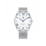 TOMMY HILFIGER pulkstenis vīriešiem 1710512 43mm zils ciparnīca brūna ādas siksniņa