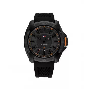 Tommy Hilfiger vīriešu pulkstenis 1792137 49mm Nerūsējošais tērauds Zils ciparnīca Hronogrāfs