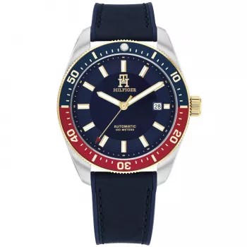 Tommy Hilfiger vīriešu pulkstenis 1792141 40mm nerūsējošais tērauds zils ciparnīca