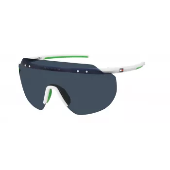 Tommy Hilfiger TH1804S07RKU Vīriešu saulesbrilles - Melns rāmis, pelēkas lēcas 99/01/140 mm