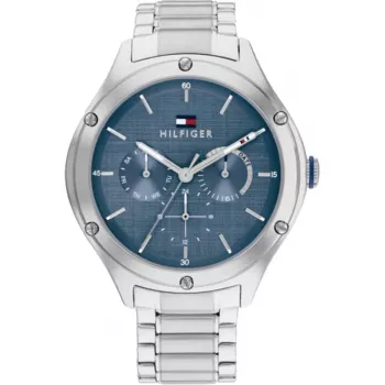 Tommy Hilfiger sieviešu Blake kvarca analogais pulkstenis 40mm sudraba nerūsējošā tērauda siets 1782657