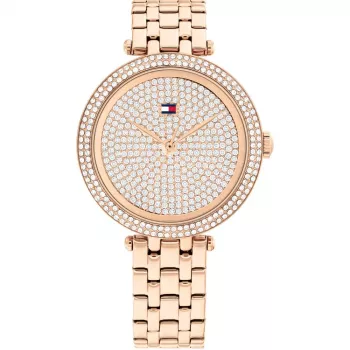 Tommy Hilfiger sieviešu Casey kvarca analogais pulkstenis 1782761 33mm sudraba nerūsējošais tērauds