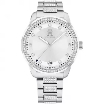TOMMY HILFIGER sieviešu pulkstenis 1782757 (36 mm) – sudraba nerūsējošā tērauda sieta