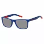 TOMMY JEANS TJ-0045-S-8RU Unisex Saulesbrilles - Melns Rāmis Pelēkas Lēcas 52/19/140 mm