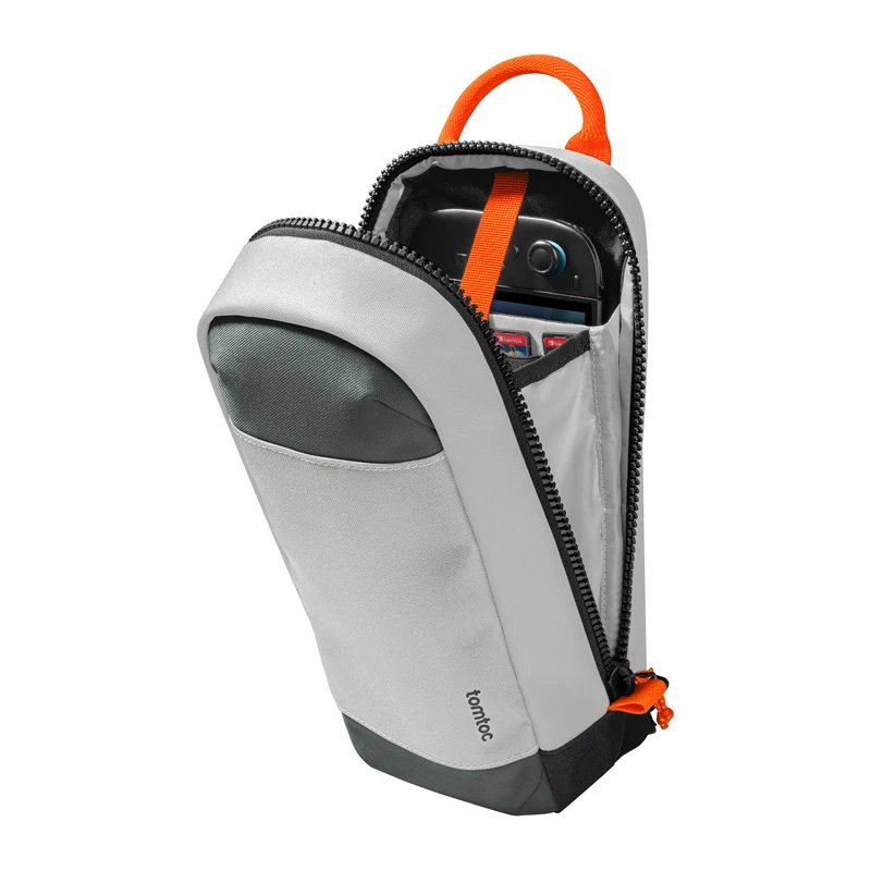 TOMTOC GameOn-G49 Switch 2 Travel Bag, 2.3L (Gray)