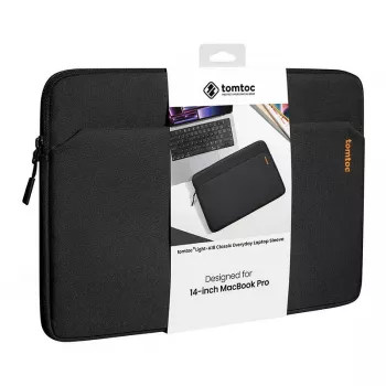 Tomtoc Light-A18 14 inch Laptop Sleeve (Melns)