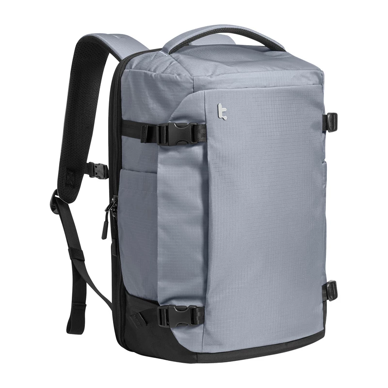 Tomtoc Navigator-T66 Liteway Travel Backpack, 17/40L (Gray)