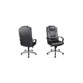 Topstar Comfort Point 50 biroja krēsls vadītājam, mikrošķiedras apdare, hroma pamatne, melns 7819 TA3