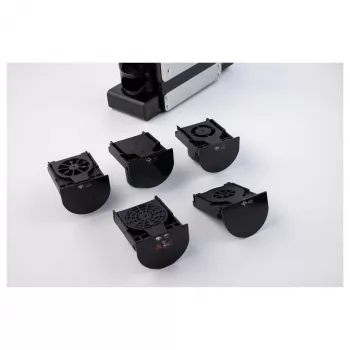TORNADO TST-550-GS 7-in-1 kafijas automāts (15 bāri, automātiskais piena putotājs, 1.2L ūdens tvertne, melns/sudrabs)