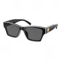 Tory Burch TY7207U200487 Sieviešu kaķacs formas saulesbrilles - caurspīdīgs brūns rāmis, brūnas gradienta lēcas, 53mm