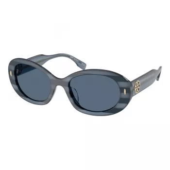 Tory Burch sieviešu saulesbrilles TY7214U 317780 Dark Havana Brown Gradient 53mm