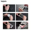 TOTI PREMIUM 3D rūdīta stikla aizsargplēve pilnam ekrānam Samsung Galaxy S25 Ultra