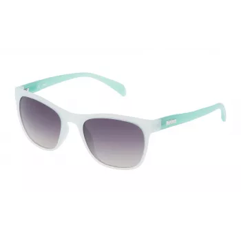 TOUS Saulesbrilles STO912-536G7M Sieviešu Havana Acetāta Kvadrātveida Brilles ar Brūniem Gradienta Stikliem