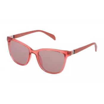 TOUS Woman STOA62-5404GS saulesbrilles – Havannas/brūns acetāta rāmis, gradientbrūnas lēcas, 54/18/140 mm