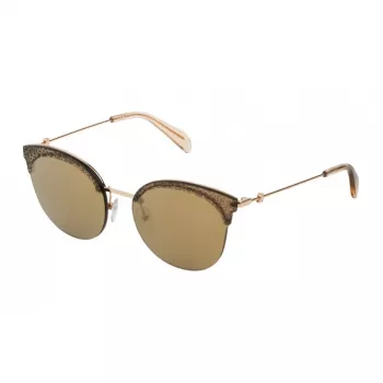 TOUS sieviešu saulesbrilles STO370-59300G – Havana brūns acetāta rāmis ar brūnām gradienta lēcām