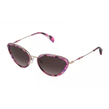 TOUS Sieviešu saulesbrilles STO387-550GED Havana Brūns Acetāts Taisnstūra Gradienta