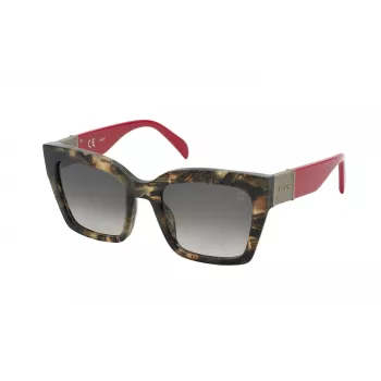 TOUS Sieviešu Saulesbrilles STOB47-530XAP Havana Acetāts Brūns Gradients 53mm