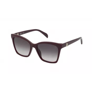 TOUS sieviešu saulesbrilles STOB505509FH Havana acetāta rāmis Brūnas gradienta lēcas 55/18/140 mm