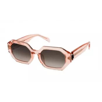 TOUS Women Sunglasses STOB83V530856 Black Square Frame Grey Lens 53mm