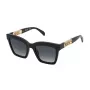 TOUS Women Sunglasses STOB91-520700 Black Acetate Square Frame Grey Polycarbonate Lenses UV400 52/22/140 mm