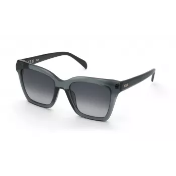 TOUS Women Sunglasses STOC45-5406BL Blue Frame Grey Gradient Lens 54/19/140 mm