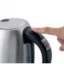 TOYA LUND 68194 Elektriskā tējkanna 2200 W 1.7 L Nerūsējošais tērauds Sudrabs/Melns