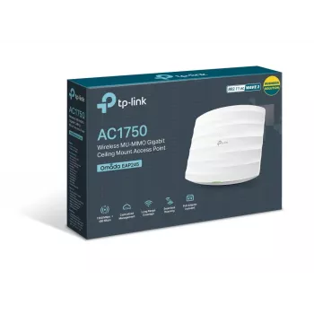 TP-Link EAP245 AC1750 bezvadu divjoslu Gigabit griestu piekļuves punkts, PoE, balts