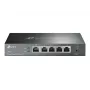 TP-LINK ER605 SafeStream Router - Gigabit VPN Router ar 4 portu slēdzi, 3 WAN portiem, sienas montāžai