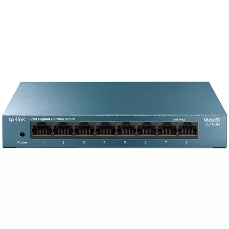 TP-Link LiteWave LS108G - 8 portu Gigabit tīkla slēdzis (nekonfigurējams, darbvirsmas)