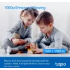 TP-Link Tapo C200C grozāma un noliecama mājas drošības Wi-Fi kamera, 2 MP 1080p Full HD, 360° horizontāli / 114° vertikāli, divvirzienu audio, nakts redzamība līdz 12 m, microSD līdz 512 GB, baltā krāsā