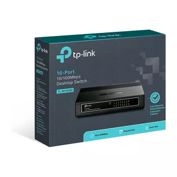 TP-Link TL-SF1016D 16-Portu 10/100 Fast Ethernet Galddatora Komutators