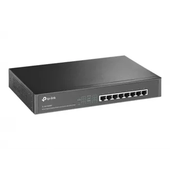 TP-Link TL-SG1008MP Nepārvaldāms Gigabitu Ethernet PoE+ Slēdzis (8 Porti, 126W Budžets, Melns)