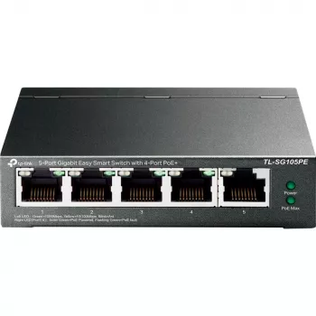 TP-Link TL-SG105PE Easy Smart Gigabit Switch ar 4 PoE+ portiem