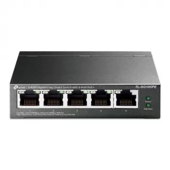 TP-Link TL-SG105PE Easy Smart Gigabit Switch ar 4 PoE+ portiem