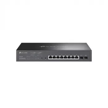 TP-LINK TL-SG2210MP Smart Managed Layer 2+ Switch, 8-Port Gigabit PoE+ ar 2 SFP Slotiem, 150W PoE Budžets, Rackmount