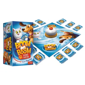 TREFL GRY Boom Boom Dogs and Kittens Prasmju Spēle