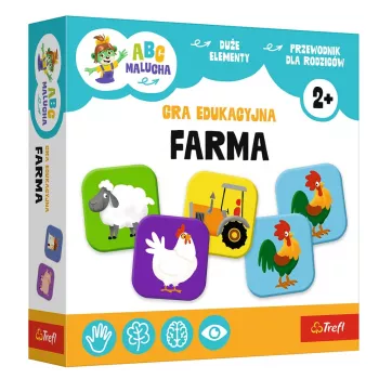 TREFL GRY Izglītojošā spēle Sētas ABC mazulīšiem Treflik Family Trefl 02909
