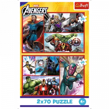 TREFL Puzzle - 2x70 - Become a Hero Trefl 34439