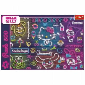 TREFL Puzzle 500 - Neon Hello Kitty Trefl 37523