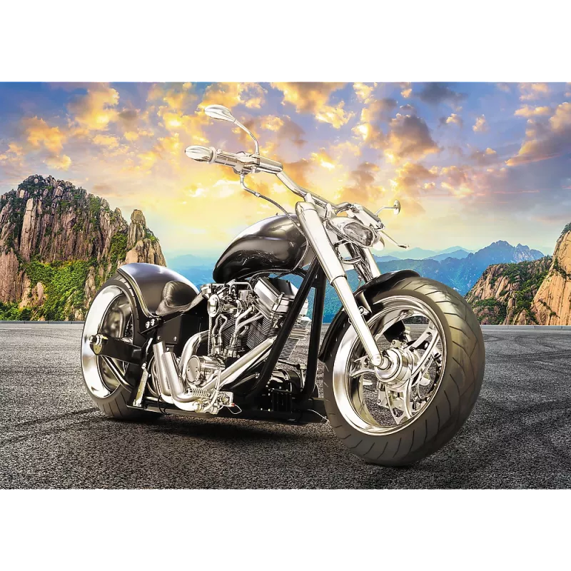 TREFL Puzzle 500 pcs. Black Motorcycle