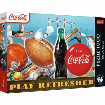 TREFL PUZZLE Puzzle - 1000 Premium Plus - Coca-Cola: A Moment of Refreshment - Trefl 12101