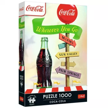 TREFL PUZZLE Puzle - 1000 Premium Plus - Coca-Cola: Wherever You Go Trefl 12098