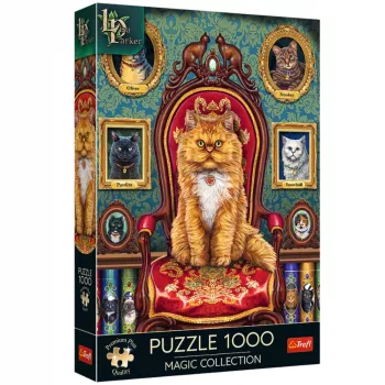 TREFL PUZZLE Puzle - 1000 - Premium Plus – Magic Collection: Cat Mania – Trefl 10896