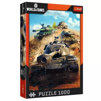 TREFL PUZZLE Puzzle - 1000 - World of Tanks: Tanks in Battle Trefl 10943